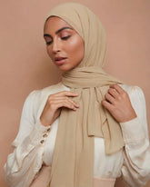 Ivory Mist – Pure Draped Chiffon