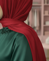 Velvet Rouge | Premium Crinkle Silk