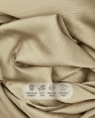 Sunlit Gold | Premium Crinkle Silk