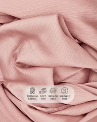 Pastel Blush | Premium Crinkle Silk