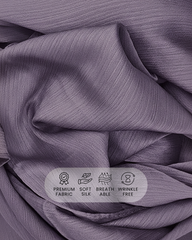 Plum Mist | Premium Crinkle Silk