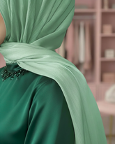 Green Zest | Premium Crinkle Silk