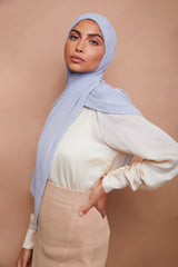 Dove Gray- Pure Draped Chiffon