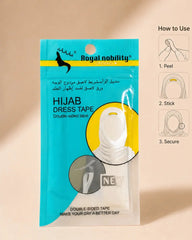 Premium Double-Sided Hijab Tape – Skin-Friendly & Strong Hold