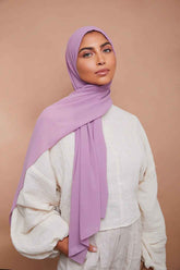 Mauve – Pure Draped Chiffon