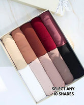 Buy 9 get 1 free Chiffon Hijab - Free Delivery