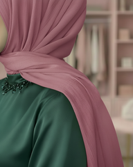 Muted Rose | Premium Crinkle Silk