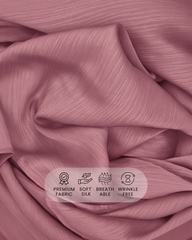Muted Rose | Premium Crinkle Silk