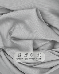 Ash Muse | Premium Crinkle Silk
