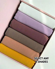 Buy 5 get 1 free Chiffon Hijab - Free Delivery