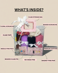 4 Hijabs Gift Bag | Complete Hijab & Accessories Collection