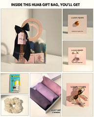 3 Hijabs Gift Bag | Luxury Modest Wear Set by Lujain