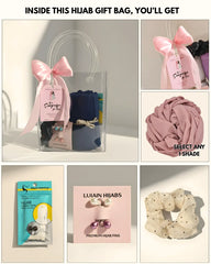1 Hijab Gift Bag | Premium Hijab & Essentials by Lujain