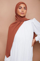 Chest Nut – Pure Draped Chiffon