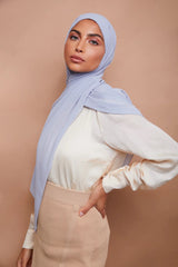 Dove Gray- Pure Draped Chiffon