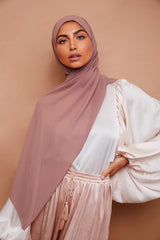 Dusty Rose – Pure Draped Chiffon