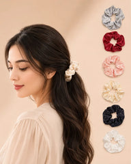 Shimmer Scrunchies