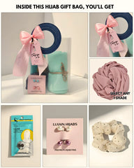 1 Hijab Leather Handle  Gift Bag | Premium Hijab & Essentials by Lujain