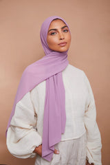 Mauve – Pure Draped Chiffon