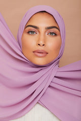 Mauve – Pure Draped Chiffon