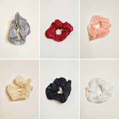 Shimmer Scrunchies